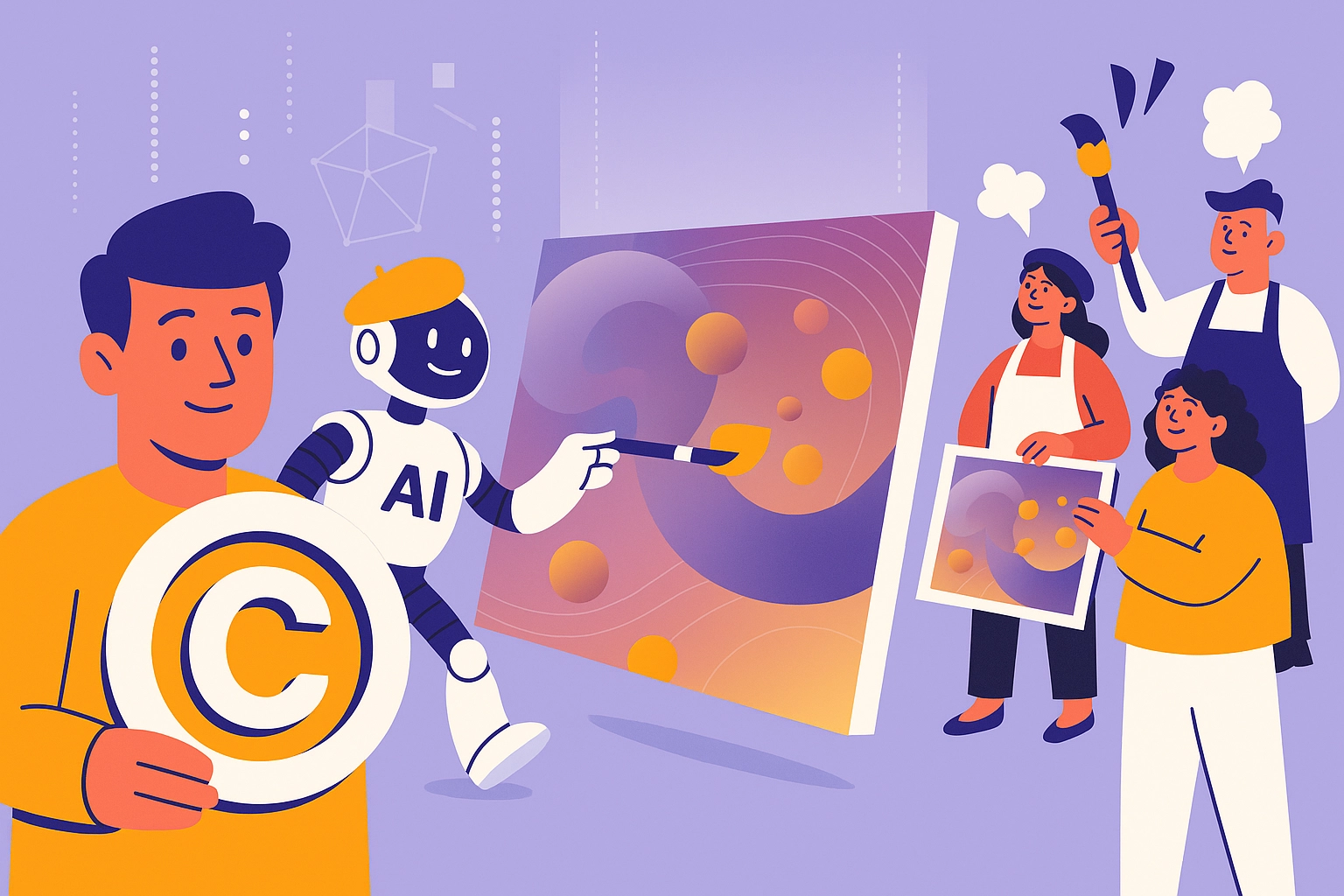 지바현 경찰이 생성형 인공지능(AI)으로 만든 이미지에 저작권을 인정한 첫 사례를 내놓았다.