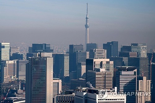 일본 도쿄 도심 풍경