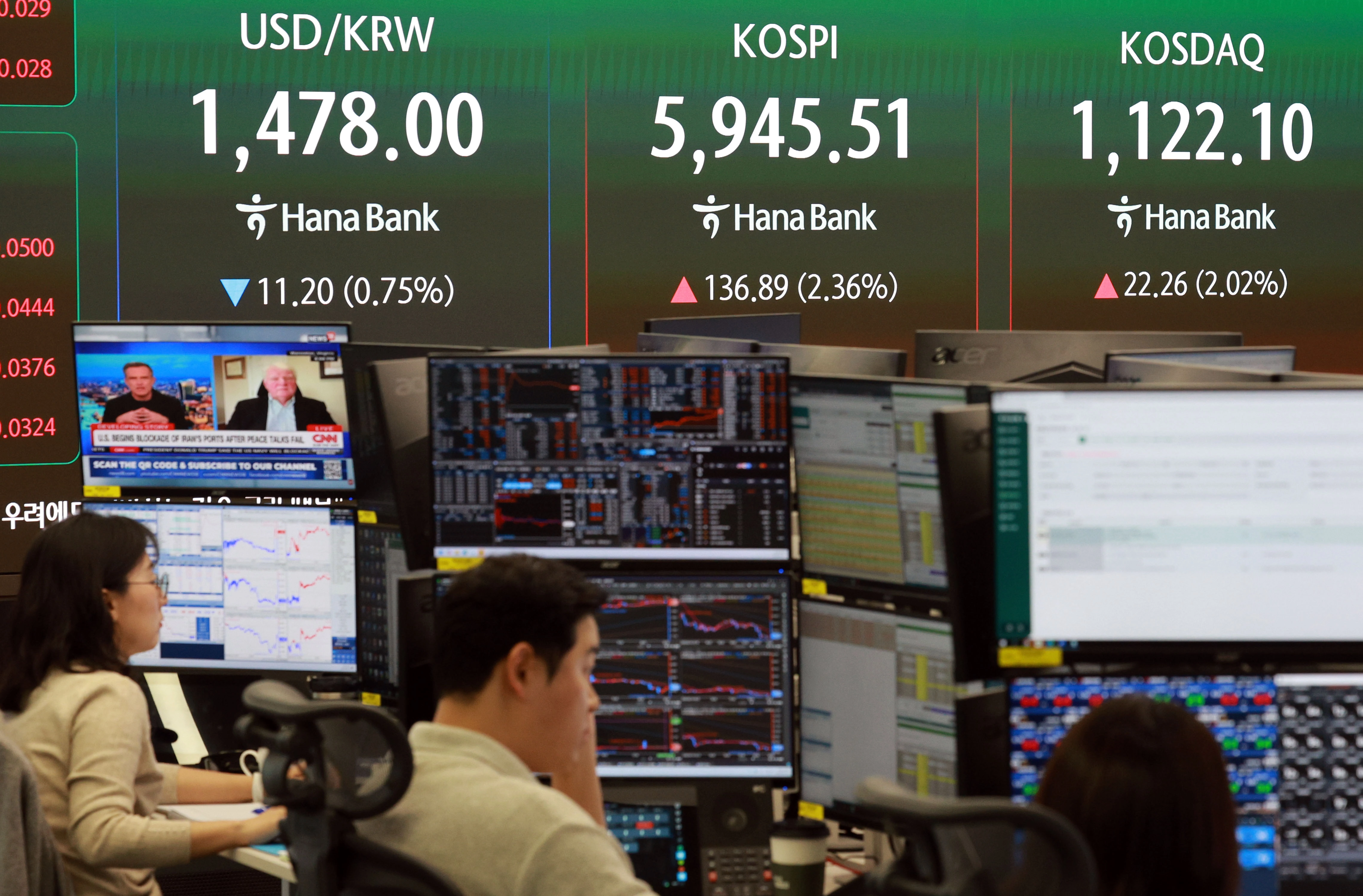 코스피, 상승 출발 5,950선…코스닥도 올라