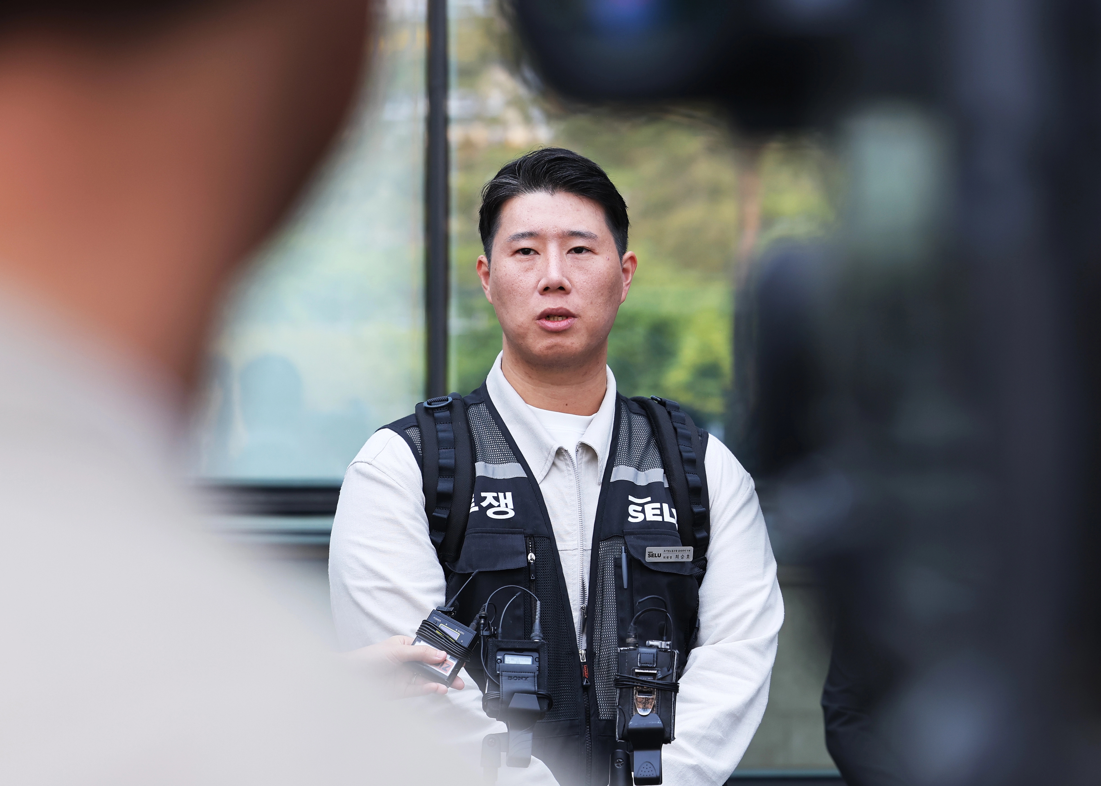 위법 쟁의행위 금지 가처분 신청 심문 마친 최승호 위원장