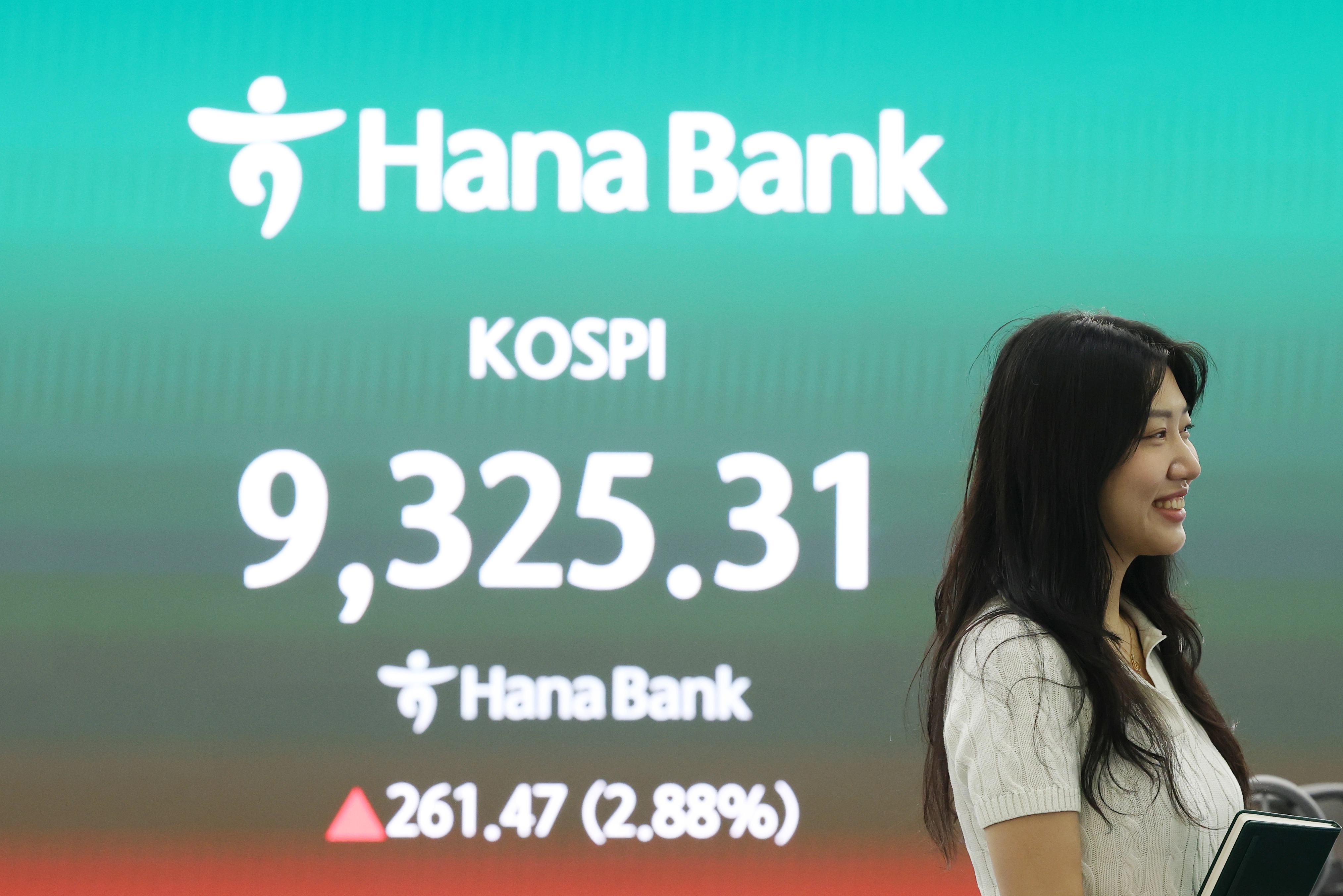 ์ฝ์คํผ, 2%๋ ์์น 9,300์ โฆ์ฅ์ค ์ต๊ณ ์น ๊ฒฝ์